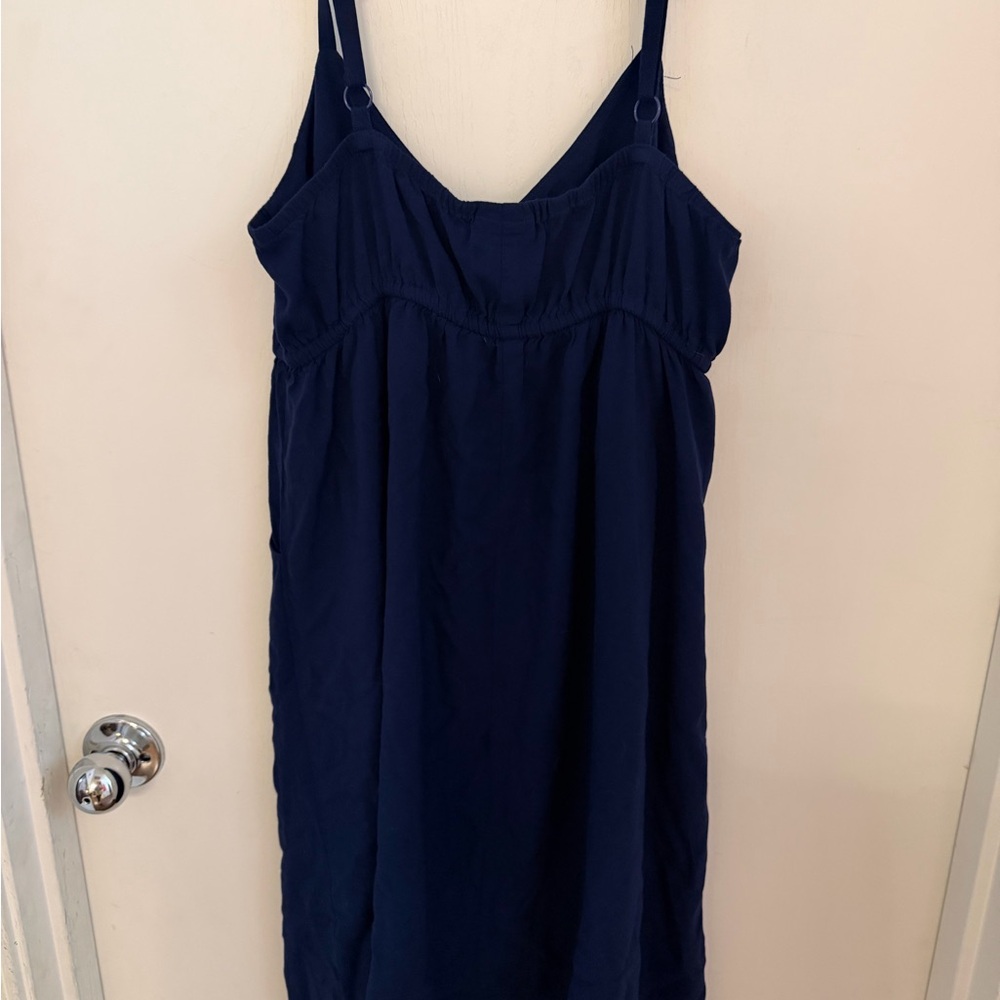Torrid Deep Blue Buttoned Top - Picture 3 of 4